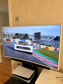 TV Samsung 55” 4 K Curva + Soundbar + Supporto