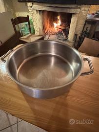 Casseruola in acciao inox 18/10