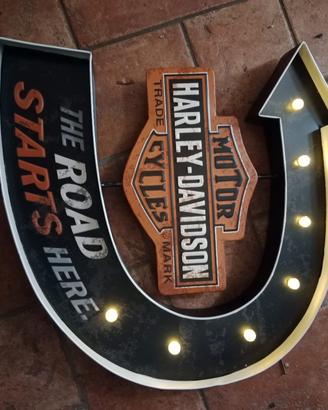 Insegna luminosa Harley Davidson 