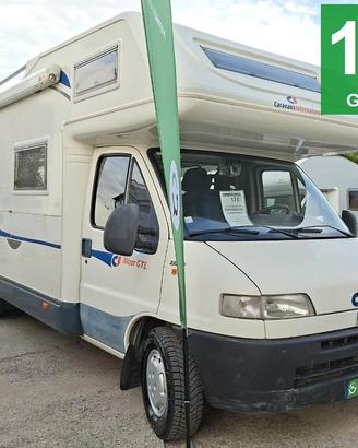CAMPER CI DUCATO MANSARDATO 7 POSTI DOPPIA DINETTE