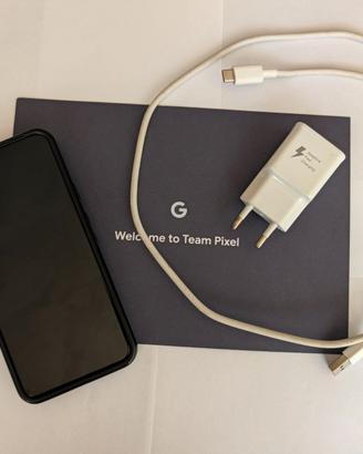 Pixel 8 256gb con cover, caricabatterie e cavo