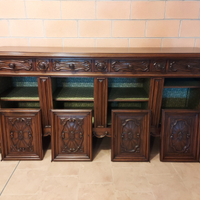 Credenza arredamento sala in noce