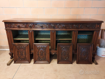 Credenza arredamento sala in noce