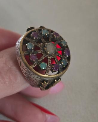 anello antico in argento