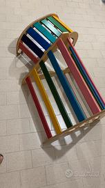 Triangolo e ponte  Pikler Rainbow di Babywood