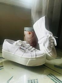 Superga platform 2790 bianche n. 37