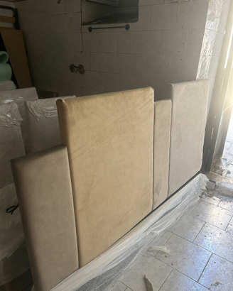 Testata letto modello Duetto / alzata laterale
