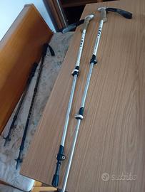 bastoncini trekking 2 coppie 