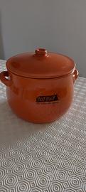 Pentola e tegame in terracotta BIANCO E COTTO 
