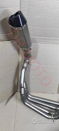 scarico completo sportivo cbr 650 cb collettore di