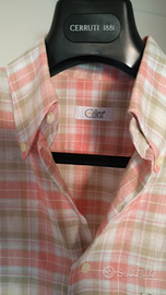 Camicia Cassera lino. Mezza manica tg M 50