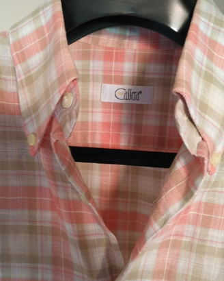 Camicia Cassera lino. Mezza manica tg M 50