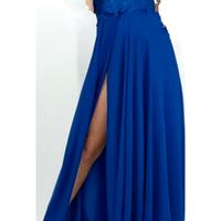 abito da damigella color bluette