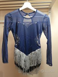 Vestito da ballo caraibico salsa latino NUOVO mis5