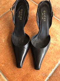 Gucci décolleté donna tacco alto nere mis.38