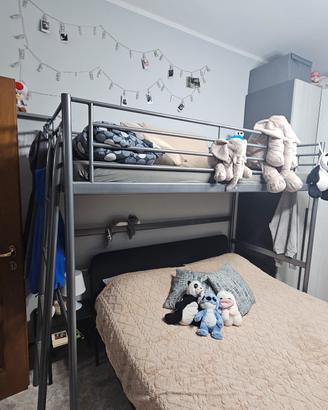 Letto a soppalco IKEA + Materasso 90x200 -