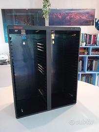 porta cd disco space posso, vintage, per 50 cd