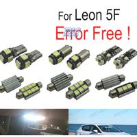 KIT 13 LAMPADE LED INTERNE PER SEAT LEON MK3 5F 5F