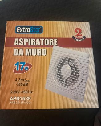 Aspiratore da muro ExtraStar nuovo