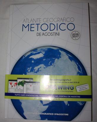 Atlante geografico metodico 2017 De Agostini NUOVO