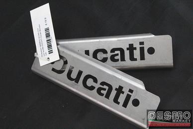 Protezioni radiatore acciaio inox con scritta DUCA
