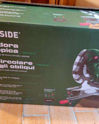 Sega circolare per tagli obliqui parkside