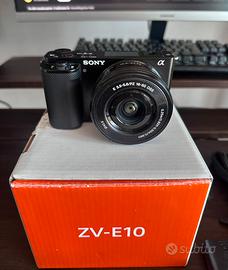 Sony Alpha ZV-E10 + 16-50mm. Pari al nuovo