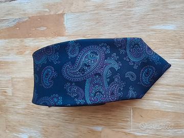 cravatta vintage pura seta Jean Francois 