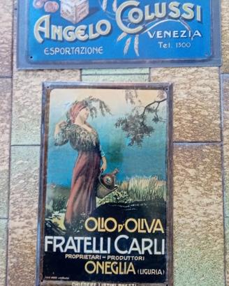 Targhe Pubblicitarie repliche 