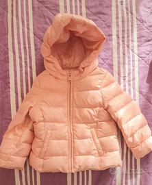 Piumino bambina vera piuma