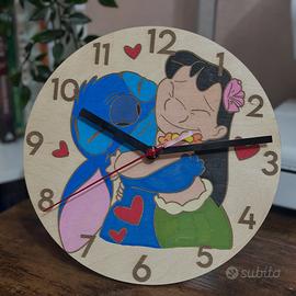 Orologio parete artigianale di stich