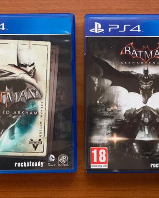 Giochi PS4  trilogia BATMAN