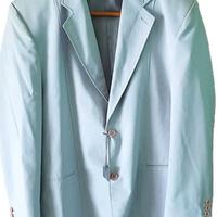 Abito uomo (giacca e pantalone) colore turchese