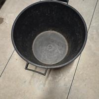 Secchio nero 40 litri con manici 