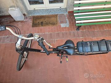 bicicletta elettrica + monopattino elettrico 