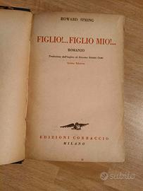 Libro "Figlio, figlio mio" - Howard Spring 1940