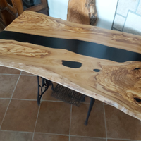 Pronta consegna top ulivo tavolino da Caffè resina