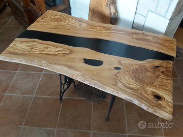 Pronta consegna top ulivo tavolino da Caffè resina