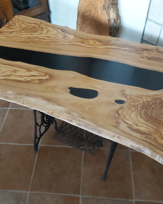 Pronta consegna top ulivo tavolino da Caffè resina