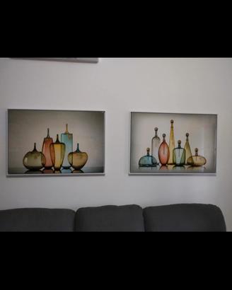 2 quadri lgrandi effetto lucido.