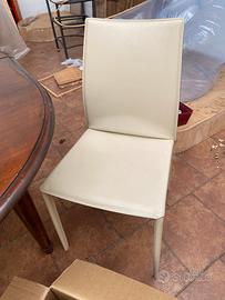 Sedia BONTEMPI vero cuoio