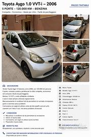 Toyota aygo 2006 1.0