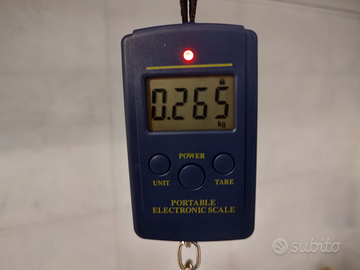 Bilancia elettronica portatile 0-40 kg