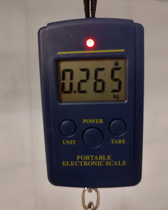 Bilancia elettronica portatile 0-40 kg
