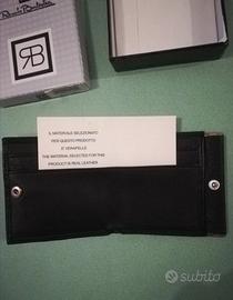 portafogli banconote Renato Balestra vera pelle 
