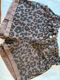 Pantaloncino leopardato