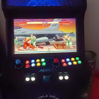 Cabinato arcade con mini pc e accessori