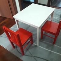 tavolino e sedie per bambini