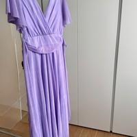 Vestito da damigella/ invitata lilla Perosino