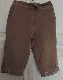 PANTALONI VELLUTO AL GINOCCHIO TAGLIA 46